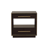 Coaster Durango 2-drawer Nightstand Smoked Peppercorn Model 223262